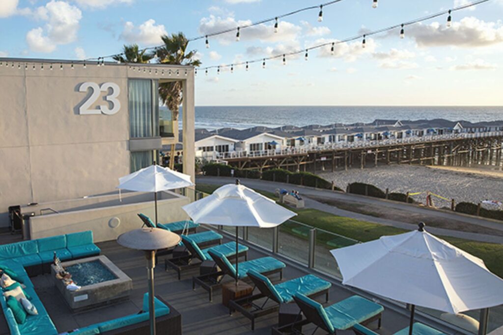 How to reach Tower 23 Hotel San Diego United States tower 23